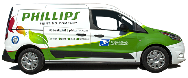 Phillips Printing Company Delivery Van