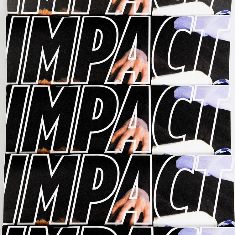 Brentwood Academy IMPACT report cover with oversized typography and modern publication design