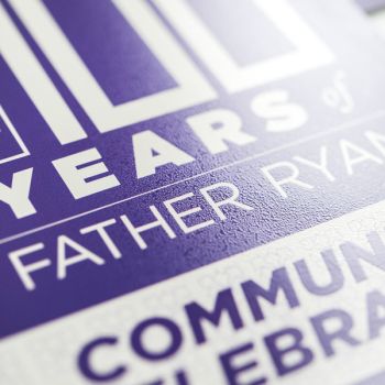 Father Ryan High School admissions direct mail postcard