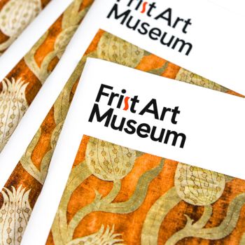 Frist Art Museum bulletin covers with exhibition artwork